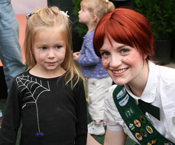 Little Red Riding Hood, the girl scout