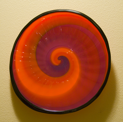 My art glass plate