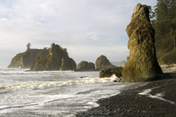 Haystacks off Ruby Beach